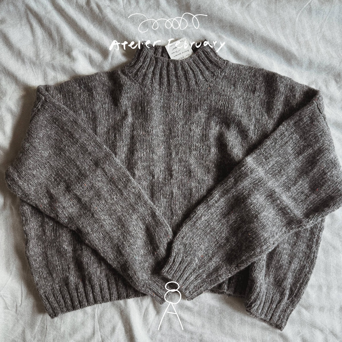 [SOLD] Wanderlust 08 黑芝麻雪糕企領毛衣 (ID: 87571)