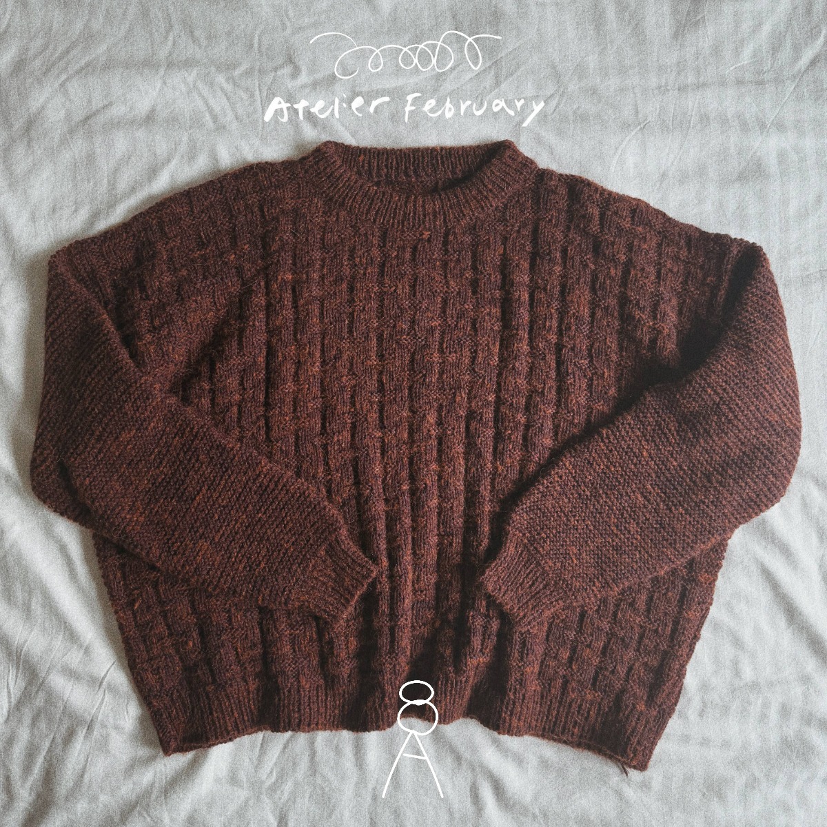 Wanderlust 09 UNISEX 紅豆圓領毛衣 (ID: 93775)