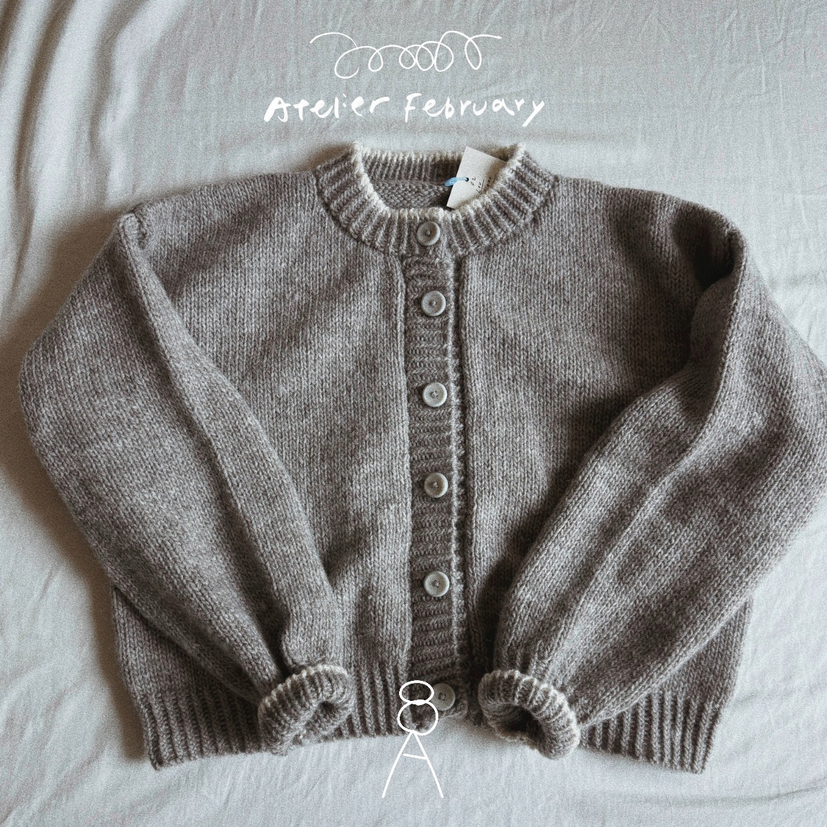 Lou Cardigan 01  水泥起司蛋糕 圓領毛衣外套 (ID: 93864)