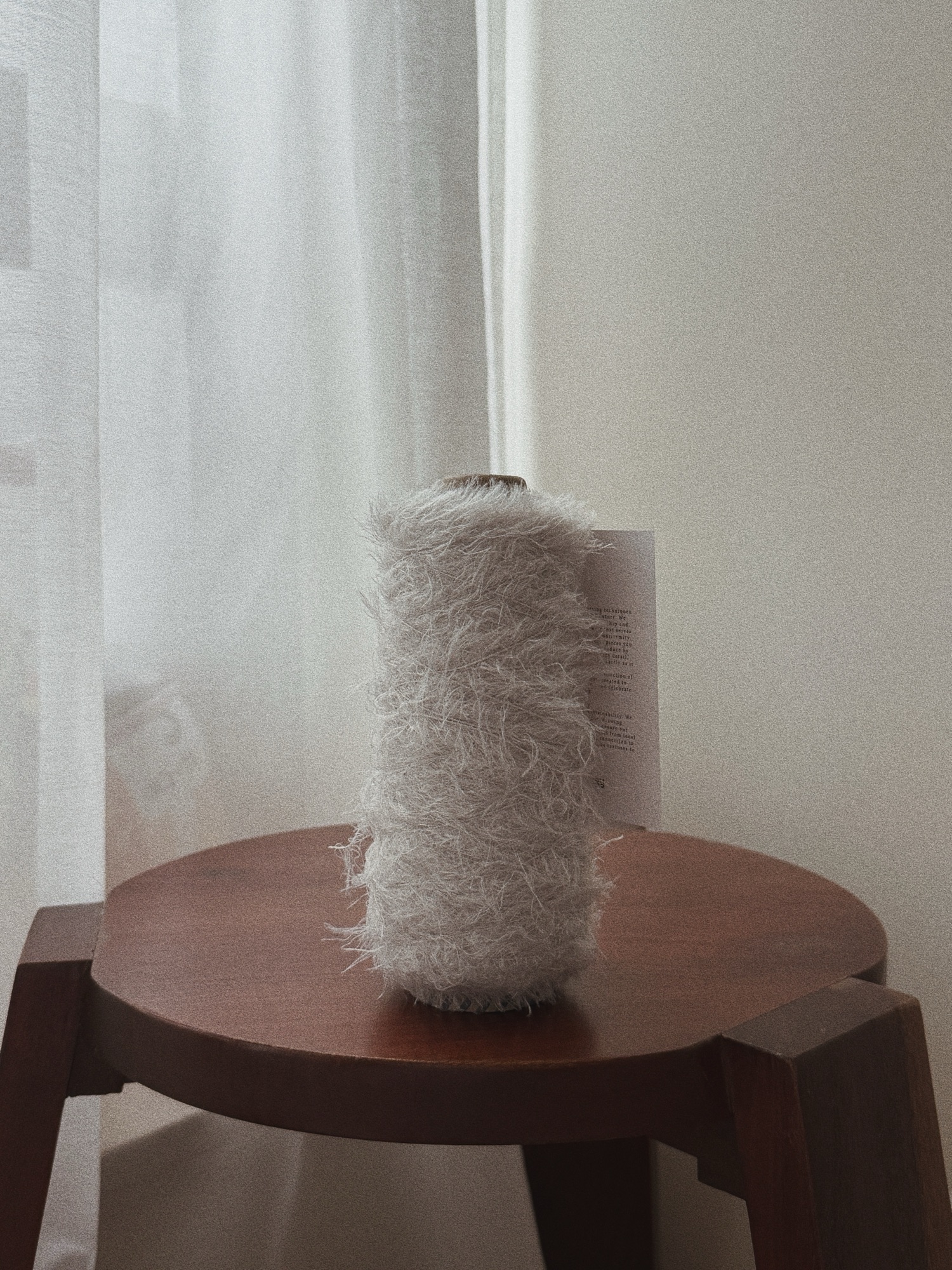 SB 01 亮灰長毛 (Fancy Yarn)